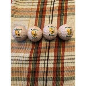 Lot of 4 St Andrews Scotland Souvenir Golf Balls